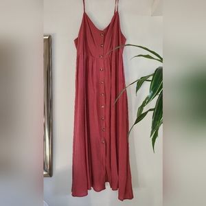 BloomChic -Dusty Pink Maxi Dress
